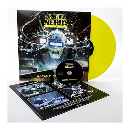 Dr. Living Dead! "Cosmic conqueror" LP yellow vinyl + CD