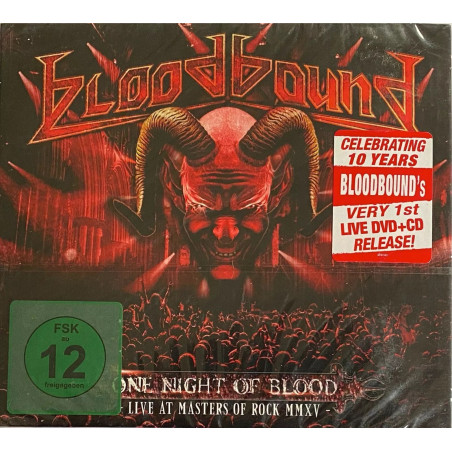Bloodbound "One night of blood. Live at Masters of rock 2015" CD + DVD Digipack