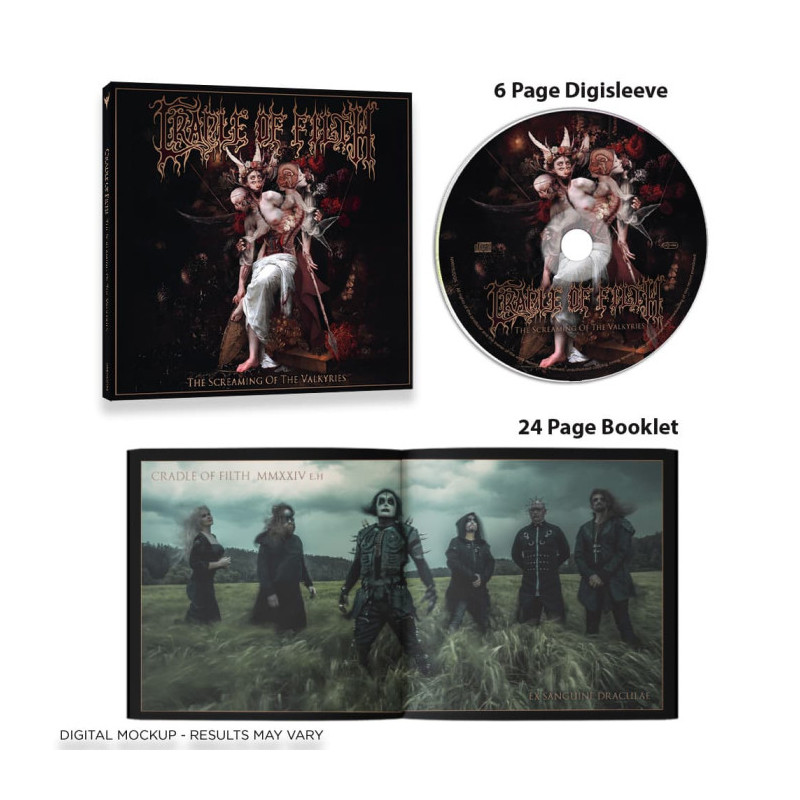 Cradle Of Filth "The screaming of the valkyries" CD Digisleeve