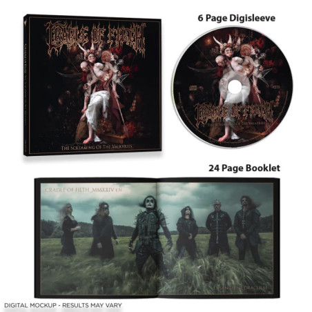 Cradle Of Filth "The screaming of the valkyries" CD Digisleeve