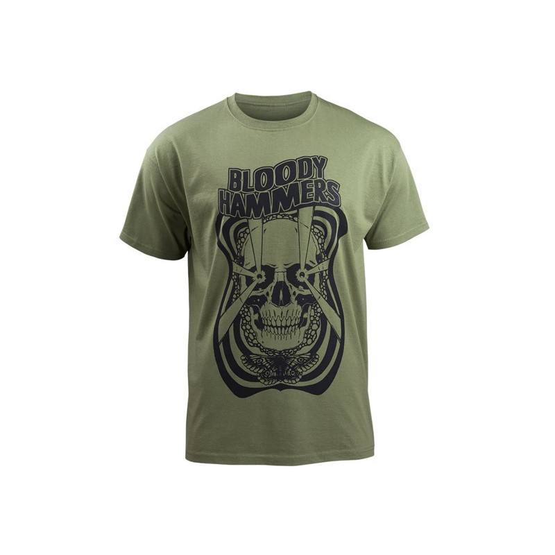 Bloody Hammers "Lovely sort of death" olive green T-shirt