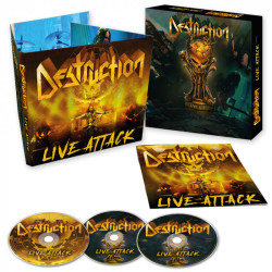 Destruction "Live attack" 2 CD + BluRay Digipack
