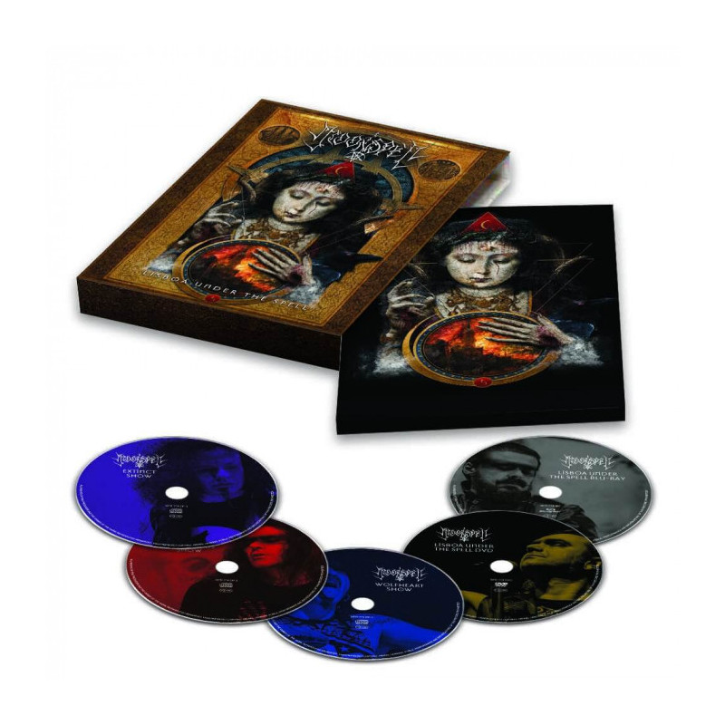 Moonspell "Lisboa under the spell" 3 CD + DVD + BluRay A5 Digipack
