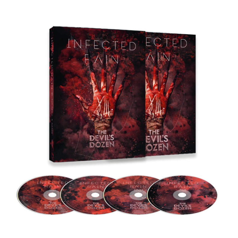 Infected Rain "The devil's dozen" 2 CD + DVD + BluRay A5 Digipack