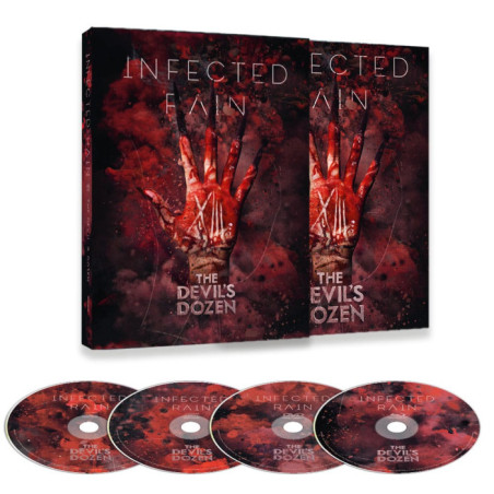 Infected Rain "The devil's dozen" 2 CD + DVD + BluRay A5 Digipack
