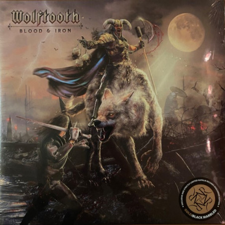 Wolftooth "Blood & iron" LP vinilo gold/black marbled