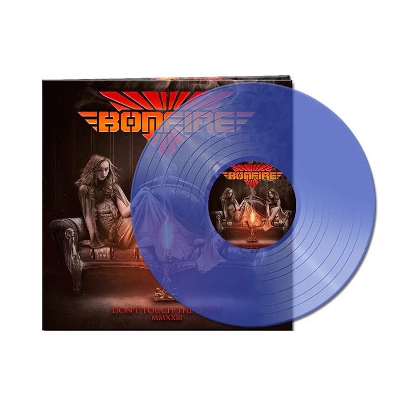 Bonfire "Don't touch the light MMXXIII" LP vinilo azul transparente