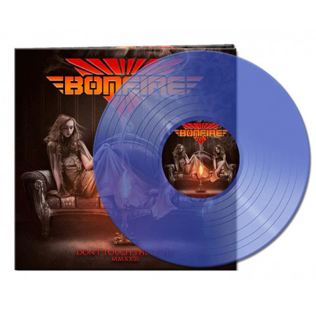 Bonfire "Don't touch the light MMXXIII" LP vinilo azul transparente