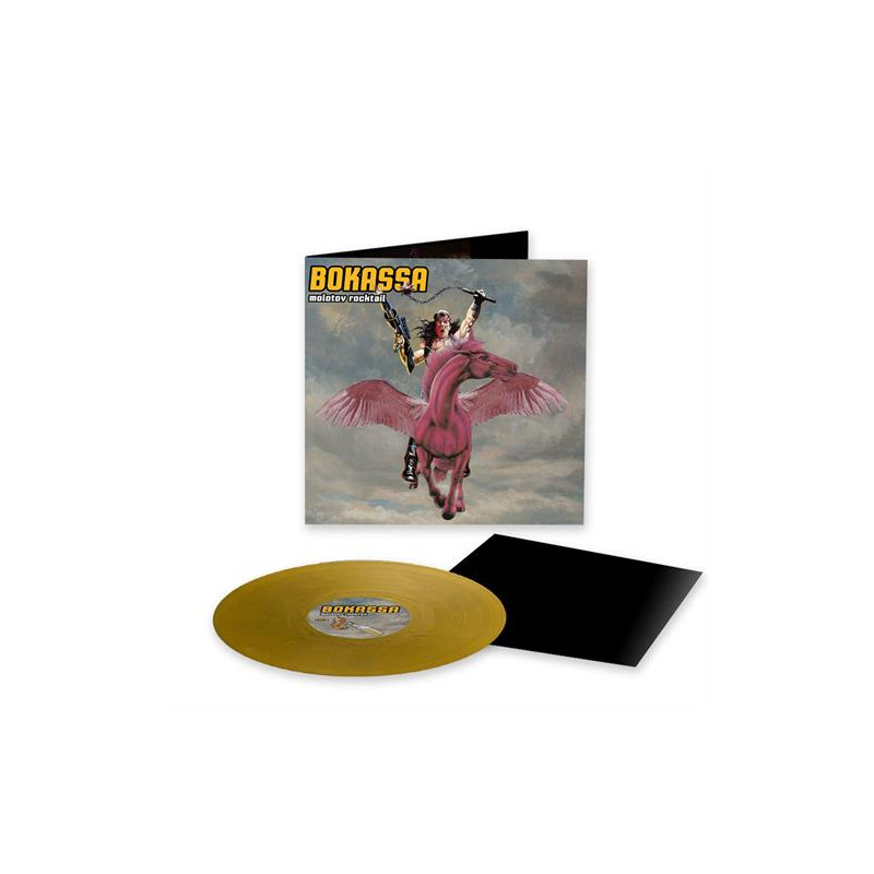 Bokassa "Molotov rocktail" LP vinilo dorado