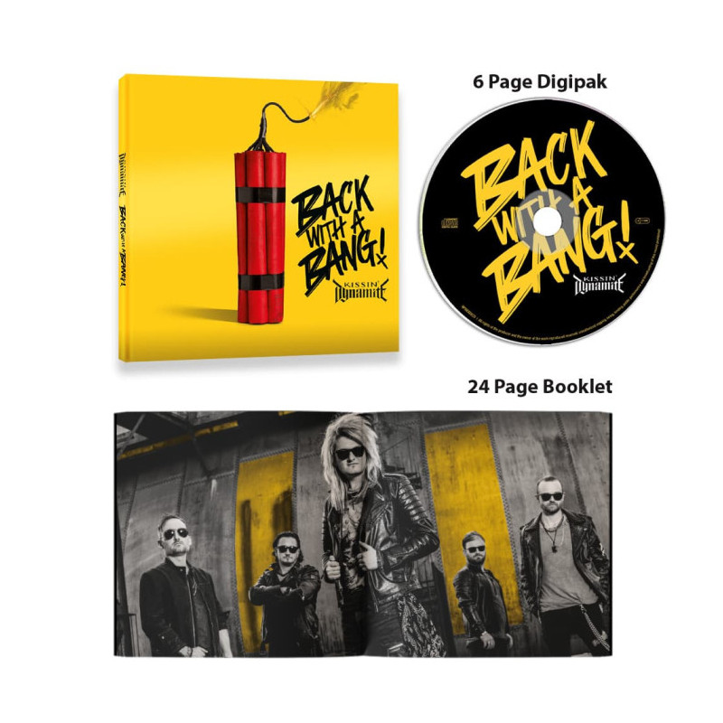 Kissin' Dynamite "Back with a bang" CD Digipack
