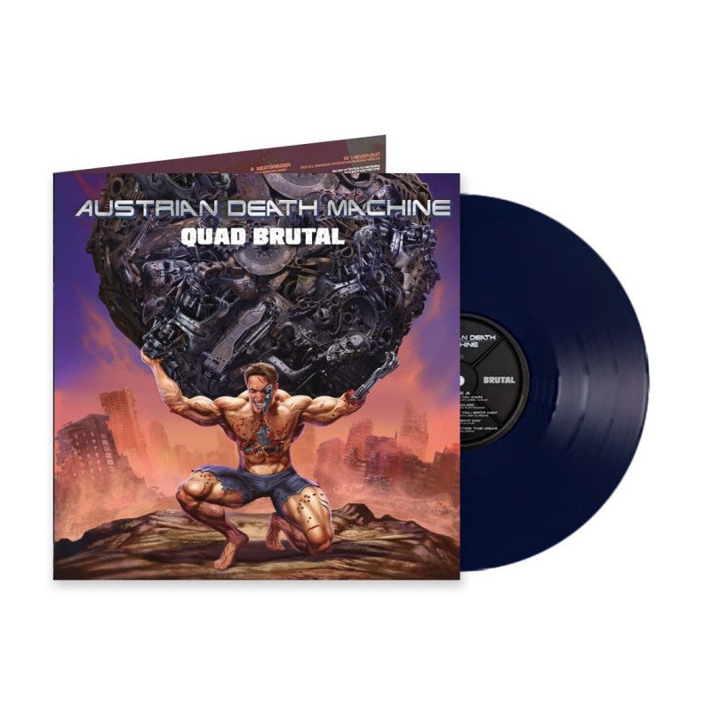 Austrian Death Machine "Quad brutal" LP blue vinyl