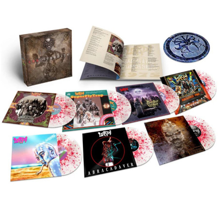 Lordi "Lordiversity" Boxset 7 vinilos transparente/rojo salpicado