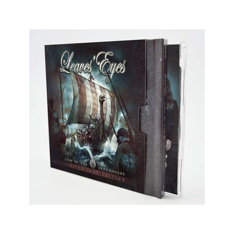 Leaves' Eyes "Sign of the dragonhead. Tour edition" 3 CD Digibook