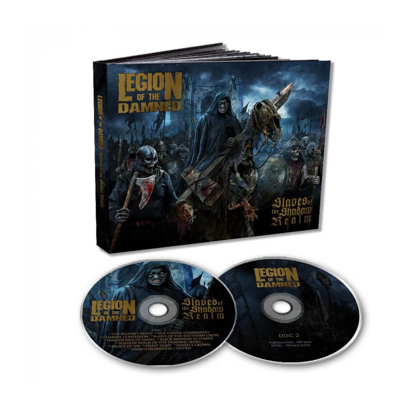 Legion Of The Damned "Slaves of the shadow realm" CD + DVD Mediabook