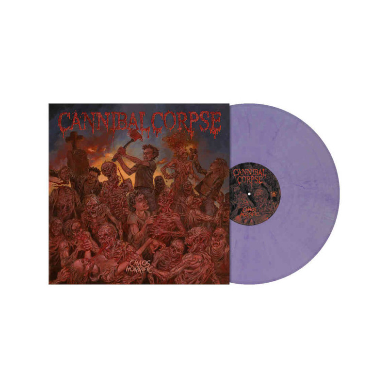 Cannibal Corpse "Chaos horrific" LP vinilo perla/violeta marmolado