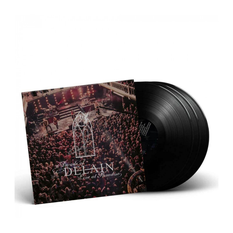 Delain "A decade of Delain. Live at paradiso" 3 LP vinilo