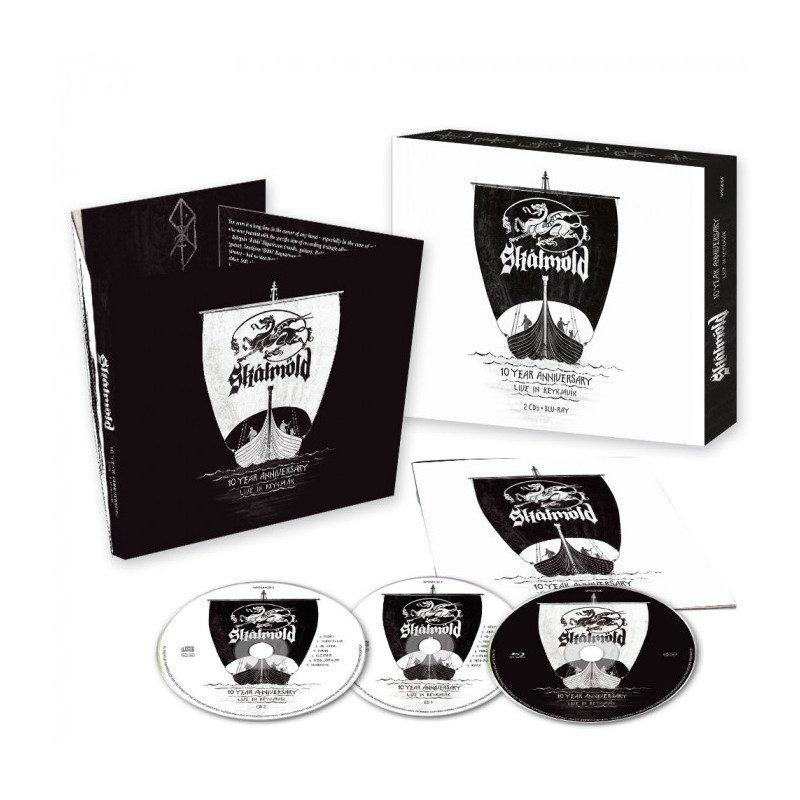 Skálmöld "10 year anniversary. Live in Reykjavik" 2 CD + BluRay Digipack