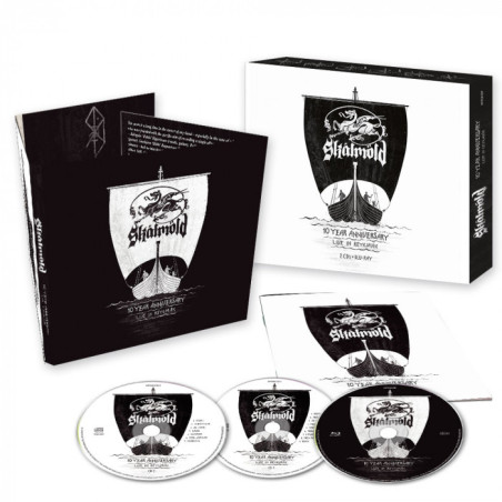 Skálmöld "10 year anniversary. Live in Reykjavik" 2 CD + BluRay Digipack