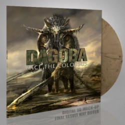 Dagoba "Face the colossus" LP gold/black marbled vinyl