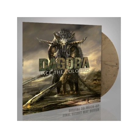 Dagoba "Face the colossus" LP gold/black marbled vinyl
