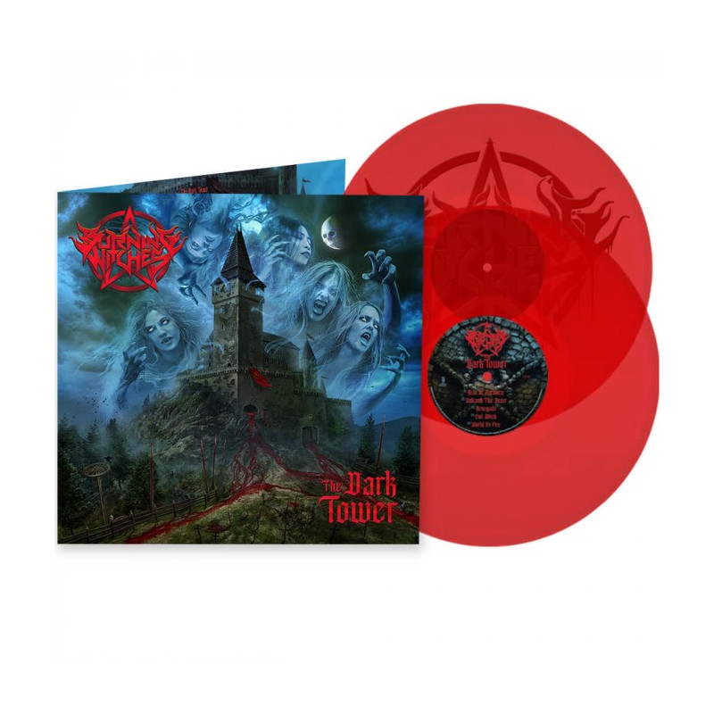 Burning Witches "The dark tower" 2 LP transparent red vinyl