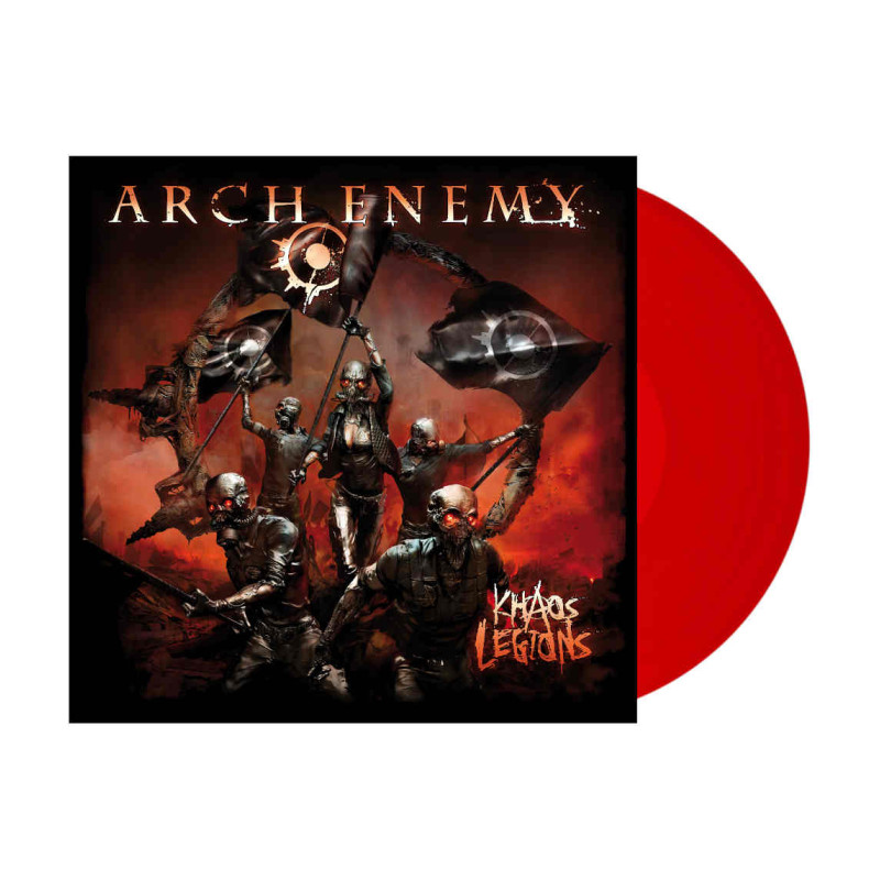 Arch Enemy "Khaos legions" LP vinilo rojo tranparente