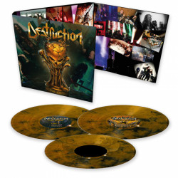 Destruction "Live attack" 3 LP gold marbled vinyl