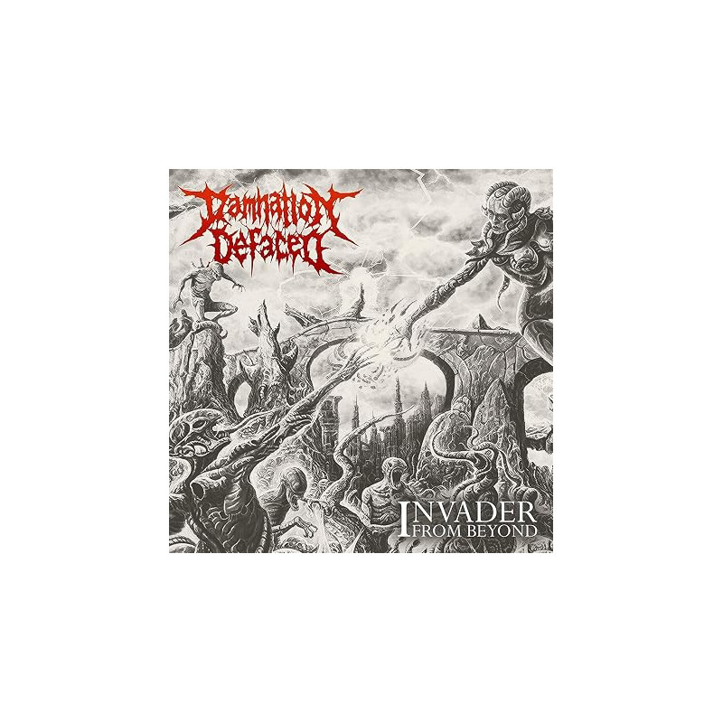 Damnation Defaced "Invader from beyond" LP vinilo