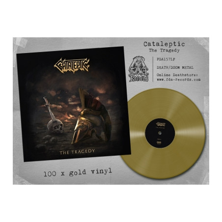 Cataleptic "The tragedy" LP vinilo dorado