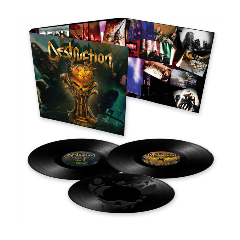 Destruction "Live attack" 3 LP vinyl