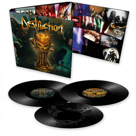 Destruction "Live attack" 3 LP vinilo