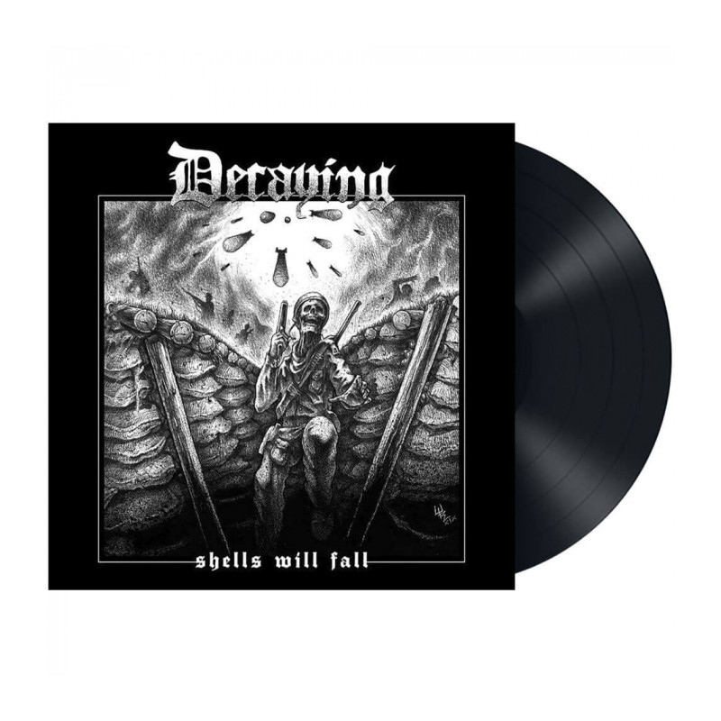 Decaying "Shells will fall" LP vinyl