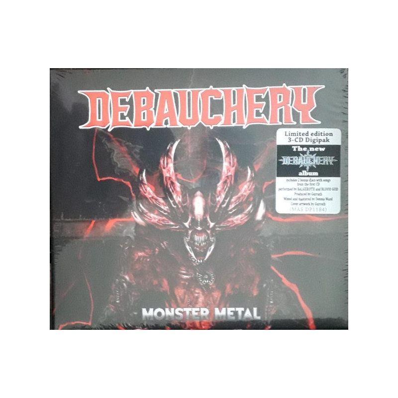 Debauchery "Monster metal" 3 CD Digipack