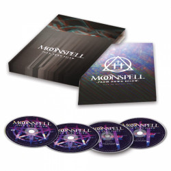 Moonspell "From down below. Live 80 meters deep" A5 Mediabook 2 DVD + Bluray + CD