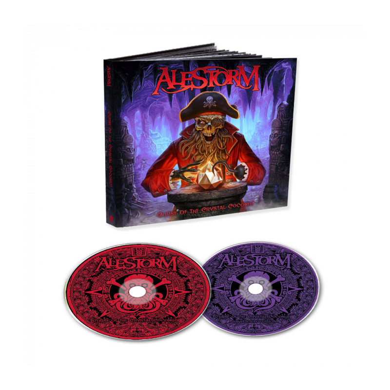 Alestorm "Curse of the crystal coconut" 2CD Mediabook