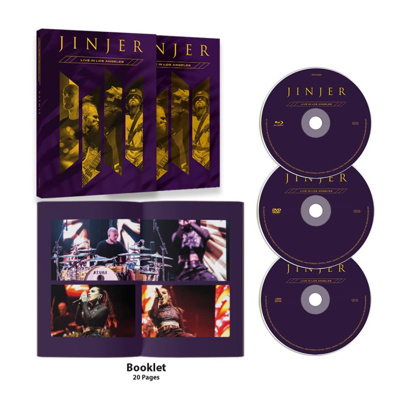 Jinjer "Live in Los Angeles" A5 Digipack CD+DVD+BluRay