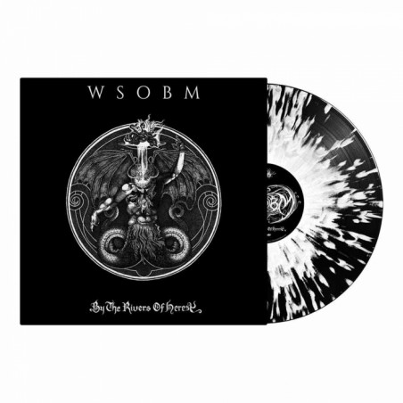 WSOBM "By the rivers of heresy" LP black/white splatter vinyl