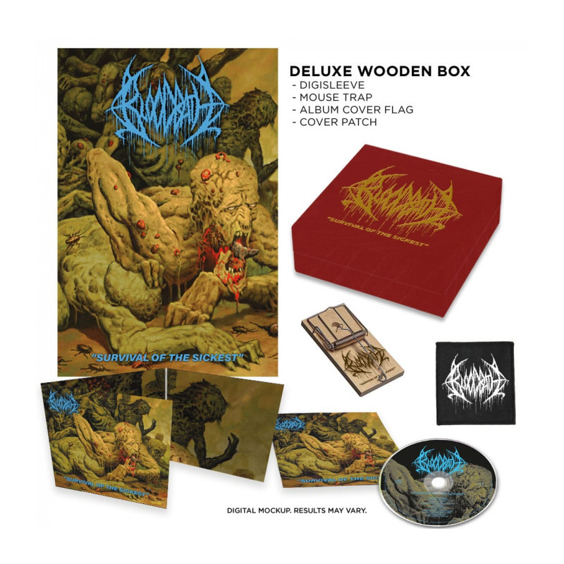Bloodbath "Survival of the sickest" wooden box