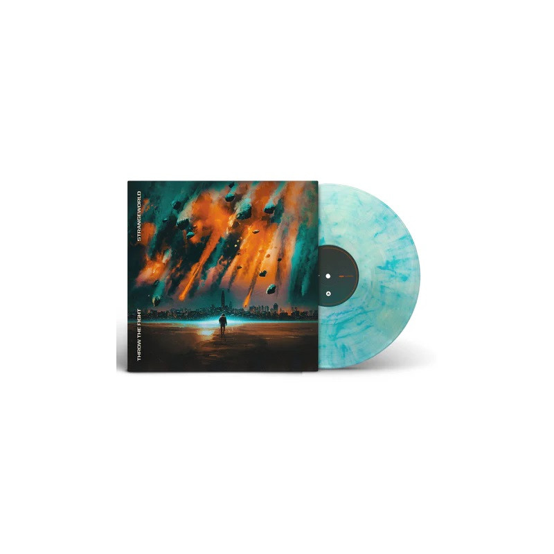 Throw The Fight "Strangeworld" clear/blue marbled LP vinyl