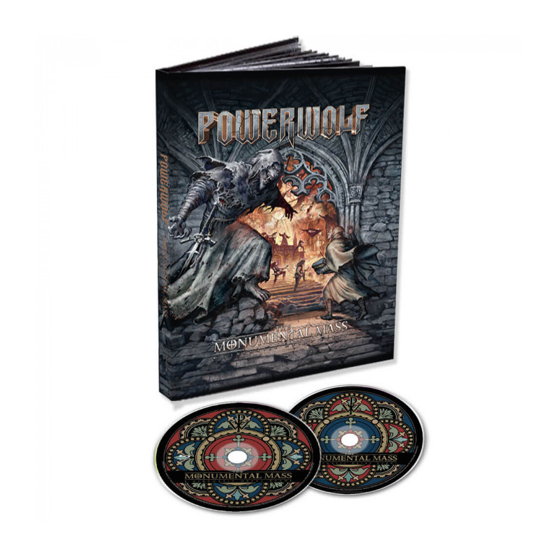 Powerwolf "The monumental mass" A5 Mediabook DVD + Bluray