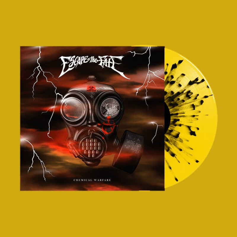 Escape The Fate "Chemical warfare" LP yellow/black splatter vinyl