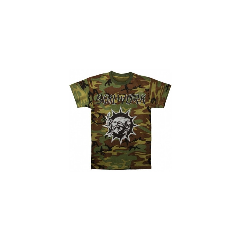 Soilwork "Swedish metal attack" camiseta camuflaje