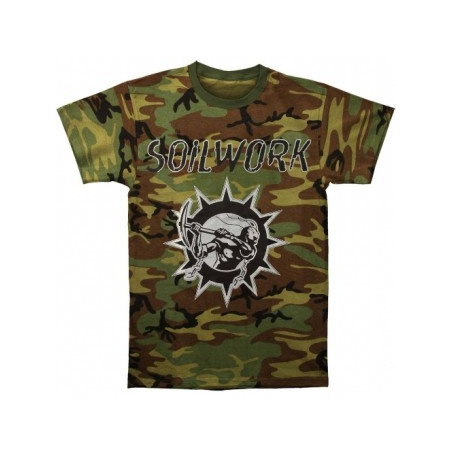 Soilwork "Swedish metal attack" camiseta camuflaje