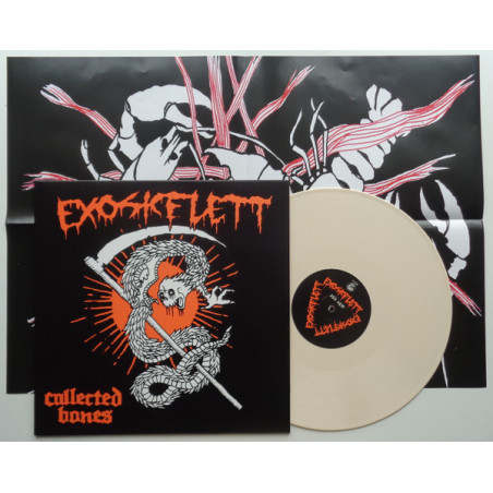 Exoskelett "Collected bones" LP vinilo blanco hueso