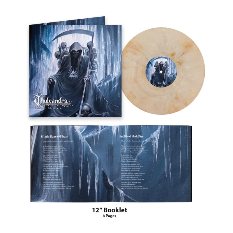 Thulcandra "Live demise" LP white/gold marbled