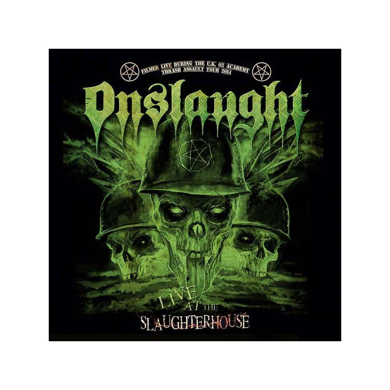 Onslaught "Live at the slaughterhouse" CD+DVD Digipack