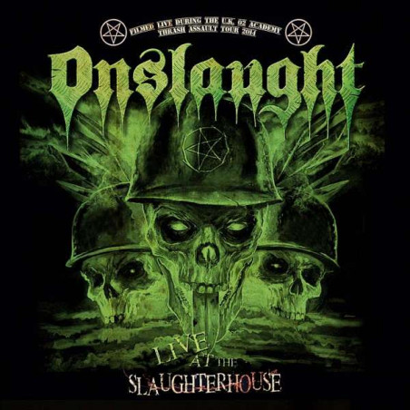 Onslaught "Live at the slaughterhouse" CD+DVD Digipack