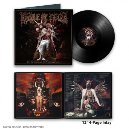 Cradle Of Filth "The screaming of the valkyries" LP vinilo