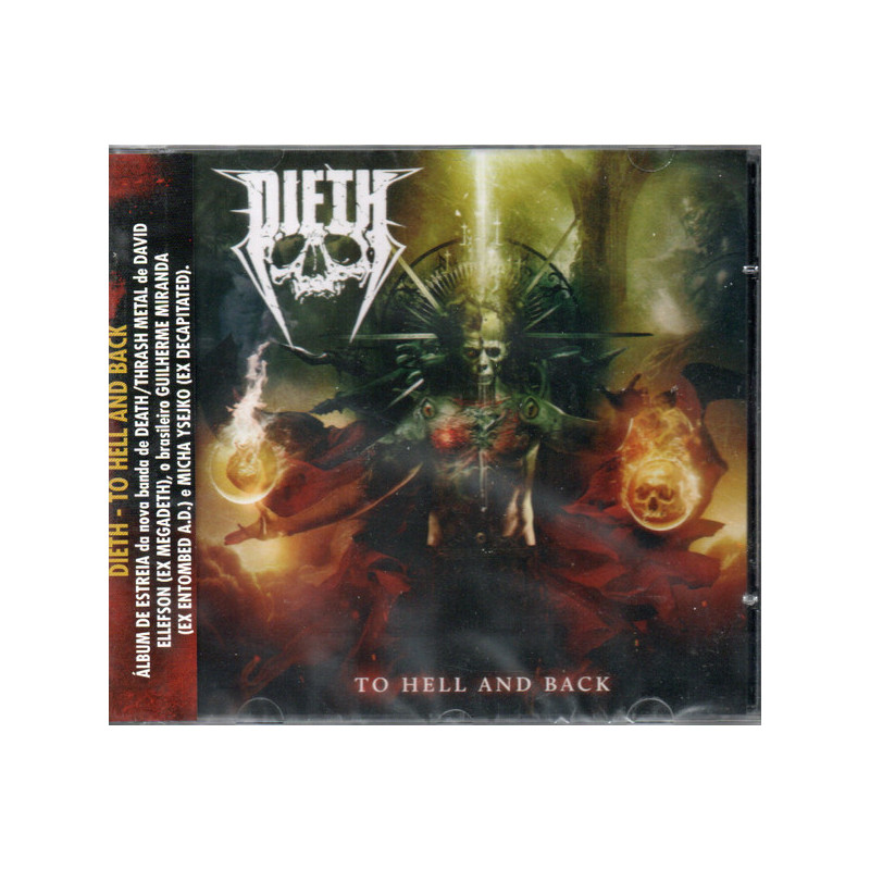 Dieth "To hell and back" CD Digipack Brazilian edition