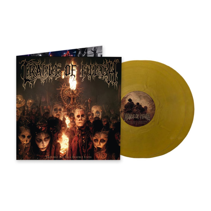Cradle Of Filth "Trouble and their double lives" 2 LP gold vinyl